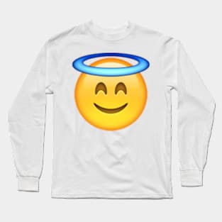 smiling-face-with-halo Long Sleeve T-Shirt